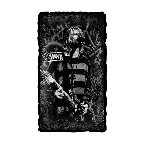 Мужской свитшот Nirvana на сцене / Белый – фото 3