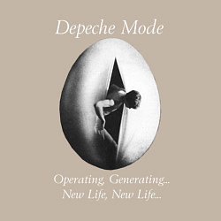 Свитшот хлопковый мужской Depeche Mode - New Life, цвет: миндальный — фото 2