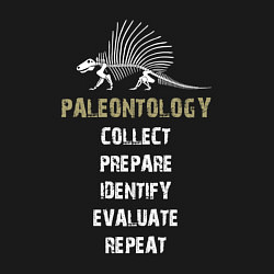 Свитшот хлопковый мужской Paleontology dimetrodon, цвет: черный — фото 2