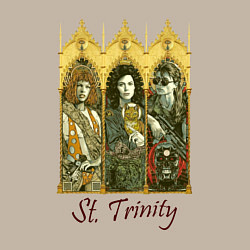 Свитшот хлопковый мужской St trinity, цвет: миндальный — фото 2