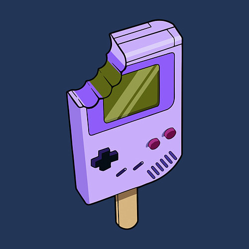 Мужской свитшот Sweet game boy / Тёмно-синий – фото 3