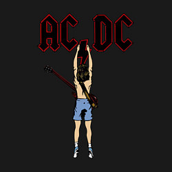 Свитшот хлопковый мужской Angus Young, цвет: черный — фото 2