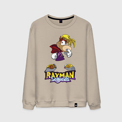 Свитшот хлопковый мужской Rayman - legends, цвет: миндальный