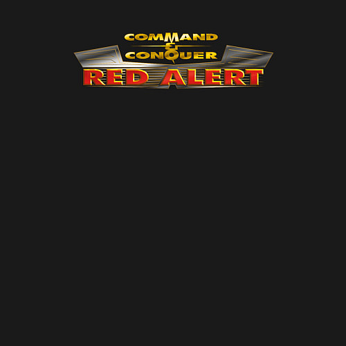 Мужской свитшот Command & Conquer: Red Alert logo / Черный – фото 3