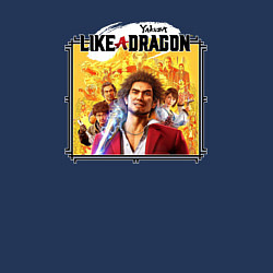 Свитшот хлопковый мужской Yakuza Like a Dragon, цвет: тёмно-синий — фото 2