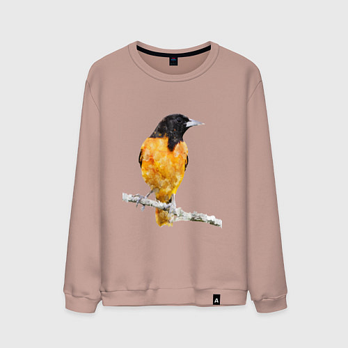 Мужской свитшот Иволга / Пыльно-розовый – фото 1