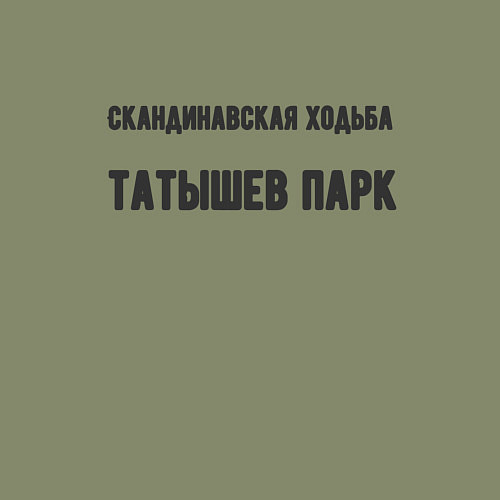 Мужской свитшот Скандинавская ходьба татышев / Авокадо – фото 3