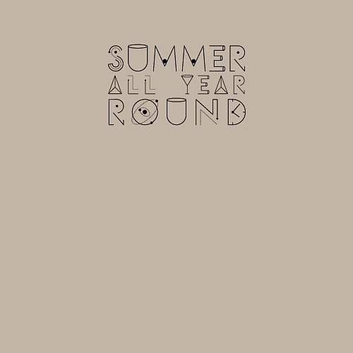 Мужской свитшот Summer all year round / Миндальный – фото 3