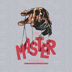 Свитшот хлопковый мужской Кукловод манипулятор, цвет: меланж — фото 2