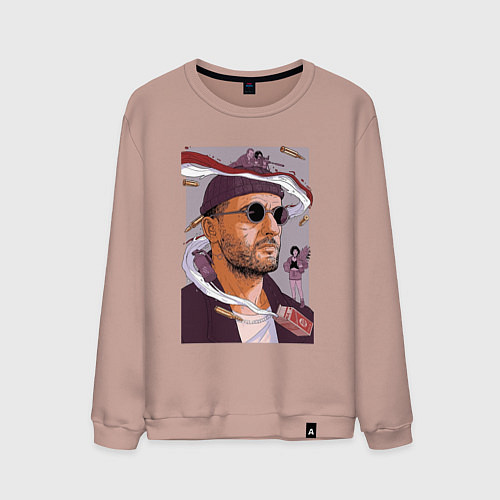 Мужской свитшот Киллер / Пыльно-розовый – фото 1