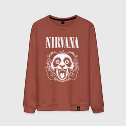 Мужской свитшот Nirvana rock panda