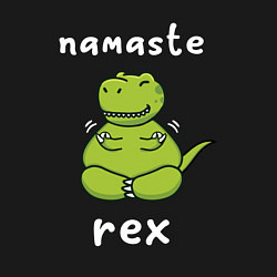 Свитшот хлопковый мужской Namaste Rex, цвет: черный — фото 2