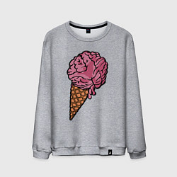 Мужской свитшот Brain ice cream