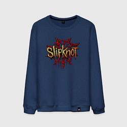 Свитшот хлопковый мужской Slipknot original, цвет: тёмно-синий