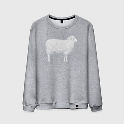 Мужской свитшот Белая овечка