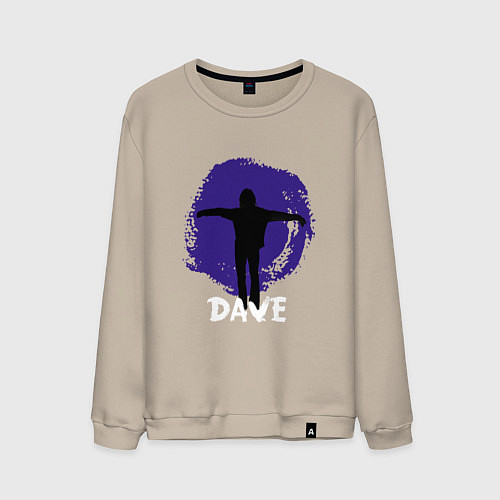 Мужской свитшот Depeche Mode - Dave in devotional tour / Миндальный – фото 1