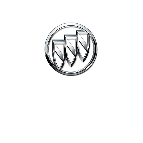 Мужской свитшот Buick logo металик / Белый – фото 3