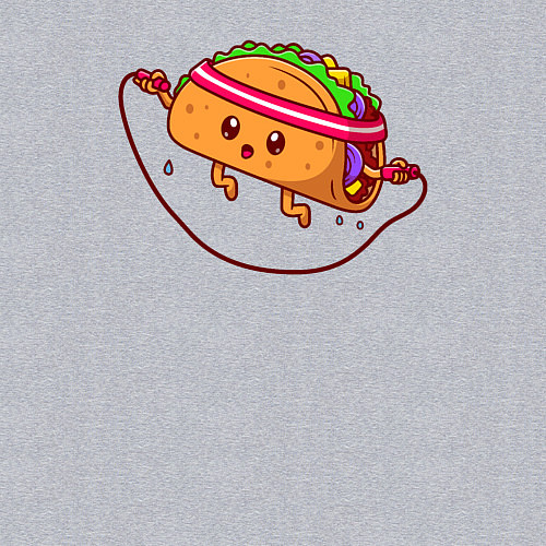 Мужской свитшот Тако спорт / Меланж – фото 3