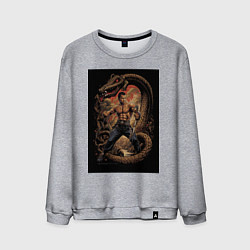 Мужской свитшот Боец Муай Тай