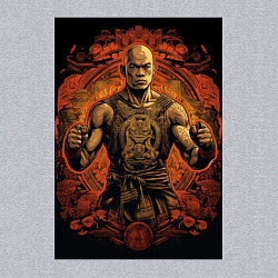 Свитшот хлопковый мужской Тайский боец Муай Тай, цвет: меланж — фото 2