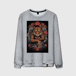 Мужской свитшот Боевой тигр Муай Тай