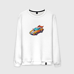 Мужской свитшот Игрушечный гоночный автомобиль