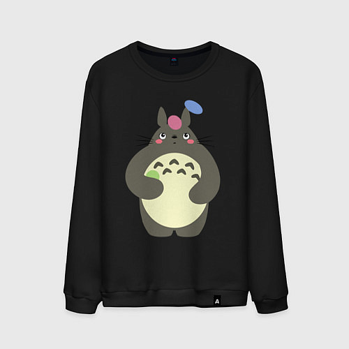 Мужской свитшот Totoro game / Черный – фото 1