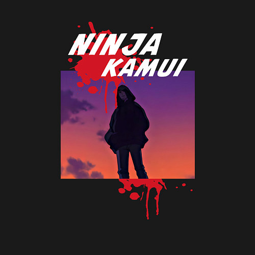 Мужской свитшот Higan - Ninja Kamui / Черный – фото 3