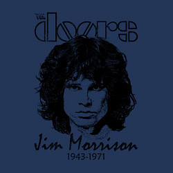 Свитшот хлопковый мужской The Doors Jim Morrison, цвет: тёмно-синий — фото 2