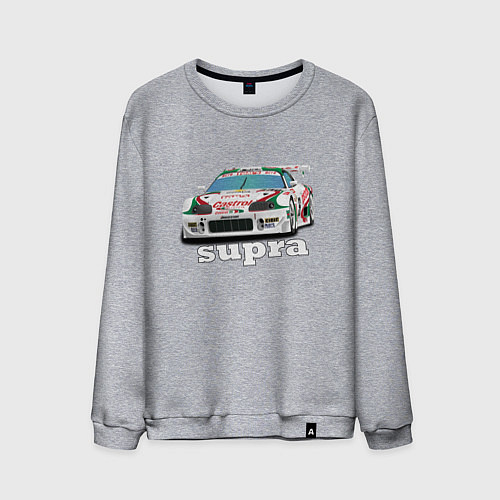 Мужской свитшот Toyota Supra Castrol 36 / Меланж – фото 1
