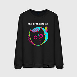 Мужской свитшот The Cranberries rock star cat