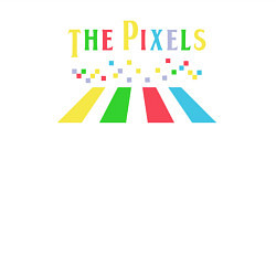 Свитшот хлопковый мужской The pixels, цвет: белый — фото 2