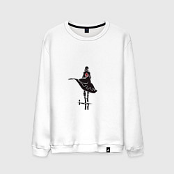 Свитшот хлопковый мужской Гуррен-Лаганн дырокоп Симон, цвет: белый