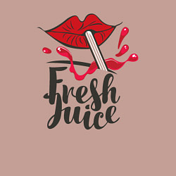 Свитшот хлопковый мужской Fresh juice, цвет: пыльно-розовый — фото 2