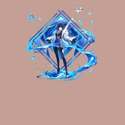 Свитшот хлопковый мужской Е Лань из Геншин Импакт, цвет: пыльно-розовый — фото 2