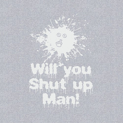 Свитшот хлопковый мужской Чувак ты заткнёшься, цвет: меланж — фото 2