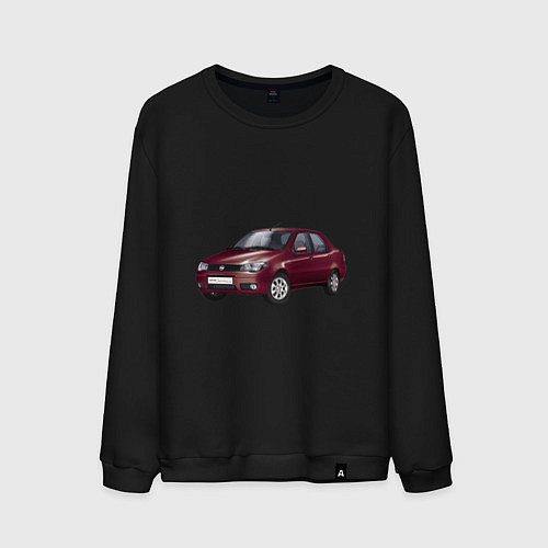 Мужской свитшот Fiat Albea / Черный – фото 1