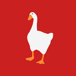 Свитшот хлопковый мужской Untitled goose game honk, цвет: красный — фото 2