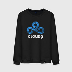 Мужской свитшот Cloud9 - blue cloud logo