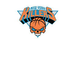 Свитшот хлопковый мужской New York killers, цвет: белый — фото 2