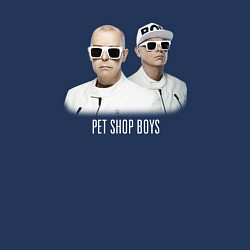 Свитшот хлопковый мужской Pet Shop Boys - A Band, цвет: тёмно-синий — фото 2