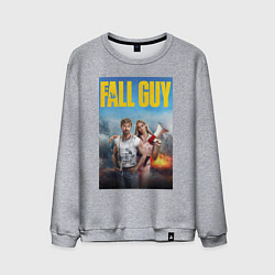 Мужской свитшот Ryan Gosling and Emily Blunt the fall guy