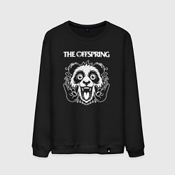 Свитшот хлопковый мужской The Offspring rock panda, цвет: черный