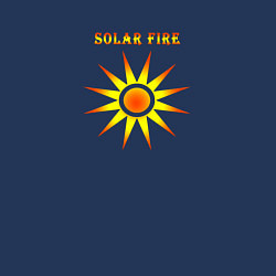 Свитшот хлопковый мужской Solar Fire, цвет: тёмно-синий — фото 2