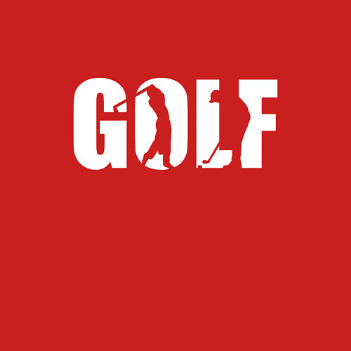 Мужской свитшот Гольф арт / Красный – фото 3