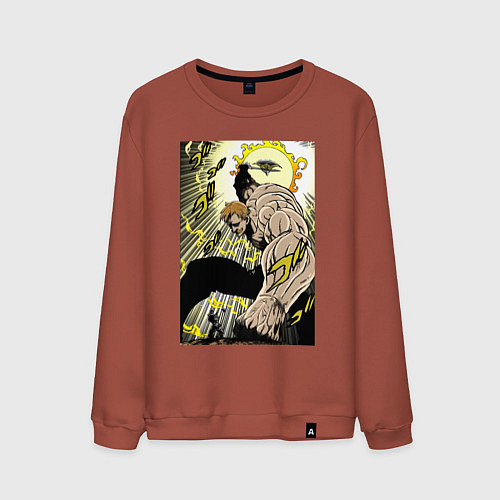 Мужской свитшот Семь смертных грехов Эсканор / Кирпичный – фото 1