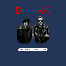 Свитшот хлопковый мужской Depeche Mode - dave and martin tour, цвет: тёмно-синий — фото 2