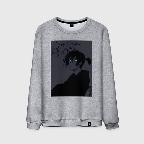 Мужской свитшот Бездомный бог Ято / Меланж – фото 1