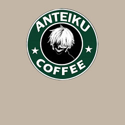 Свитшот хлопковый мужской Токийский гуль Кэн Канэки - кофе, цвет: миндальный — фото 2