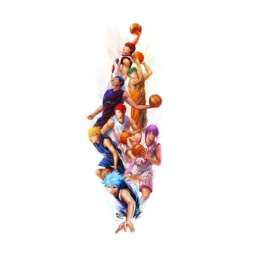 Мужской свитшот Баскетбол Куроко Тайга Кагами / Белый – фото 3